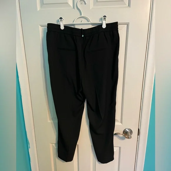 BNWOT Textured Black Drawstring Slacks - Picture 6 of 6